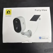Aurumbach Furry View Solar Powered Outdoor Security Camera - 1 piece