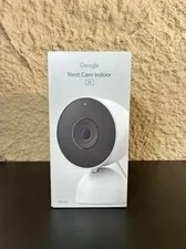 Google Nest Cam Indoor Wired 2K HDR Security Camera 3rd Gen WiFi Snow White