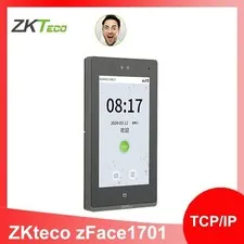 ZKTeco zFace1701 TCP/IP ID/WiFi/ADMS Facial Recognition Time Attendance 7" LCD