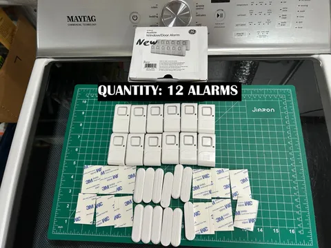 NEW 12-PACK LOT GE Jasco Indoor Security Audible Window Door Alarms Sensor