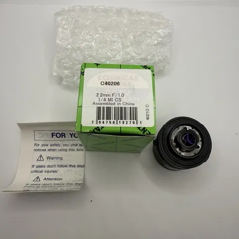 Pentax QS210 CCTV camera lens 2.2 mm ultra-wide angle