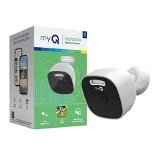 myQ Outdoor Battery Camera | 2K Camera, Color Night Vision, Spotlight, Motion...