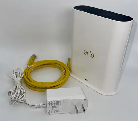 Arlo Ultra VMB5000 WiFi Smart Hub Base Station + OEM AC Power & Ethernet Cables