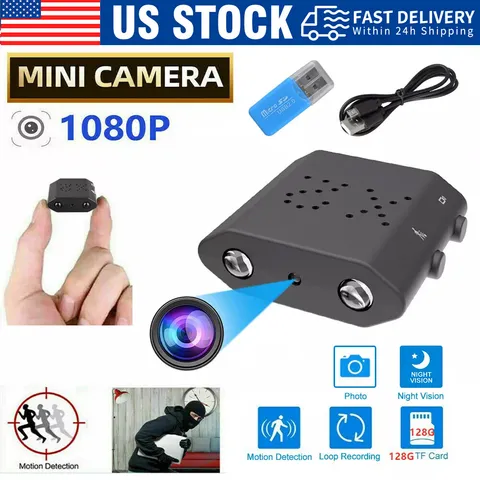 1080P HD Mini Camera Motion Detection Camcorder Night Vision Home Securit Cam