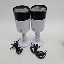 Lorex LWU3720-C 1080p Wireless Security Cameras Pair with Splitter Cable USED