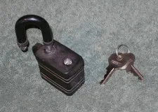 Fortress Hardened Steel Laminated Weather Resistant Padlock with Keys