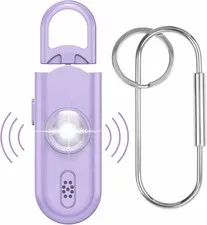 Softvox Safe Sound Personal Safety Alarm 130dB Purple