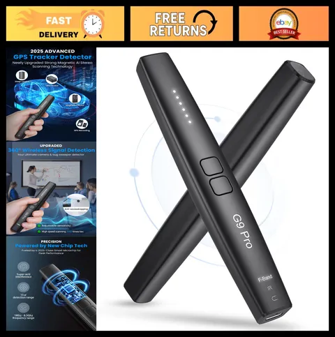 Hidden Camera Detector & GPS Bug Finder - Anti-Spy Device for Home, Office, Car,