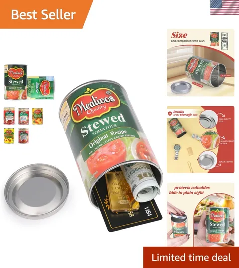 Hidden Can Safe for Discreet Storage