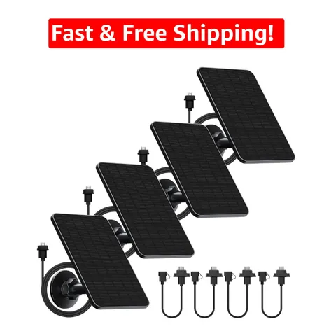 Continuous Power Solar Panel Pack - Designed for Blink Outdoor Security Cameras