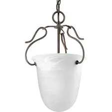 Progress Lighting 10-1/2-Inch Diameter x 14-1/2-Inch Height, Cobblestone