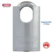 Abus 83CS/50 Padlock - High Security Closed Shackle Padlock-FREE POSTAGE
