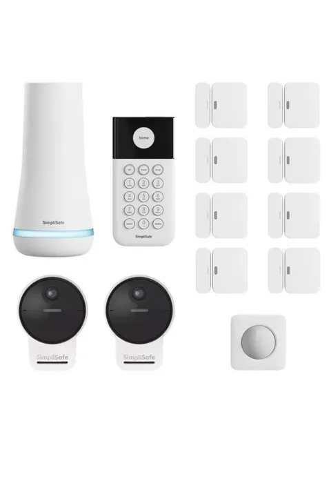 (BRAND NEW) 13-Piece SimpliSafe Security System with 2 Outdoor Camera Series 2