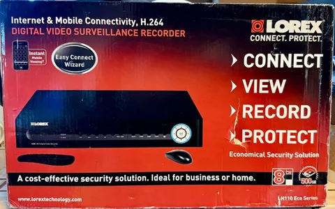 Lorex LH118501 4K HD 8 Channel Security DVR Recorder CCTV Night Vision Wired