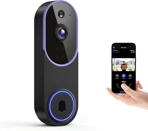 WiFi Ring Doorbell 1080P HD Security Camera Wireless Door Bell Camera With Chime
