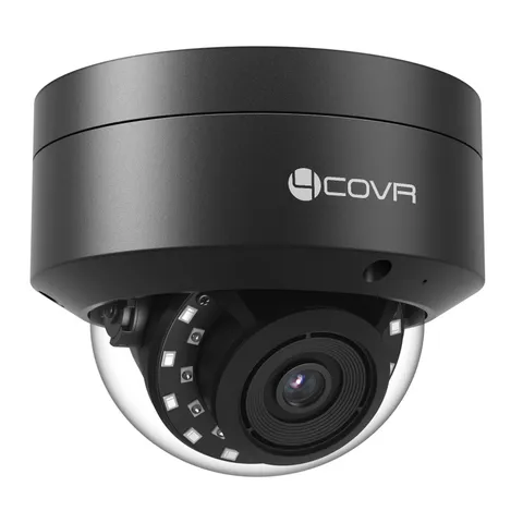 4COVR 5MP PoE Outdoor, Vandal Wired Surveillance Dome IP with Mic, IK10 Vanda...