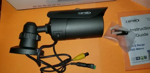 CAPTURE OE-BLT650 Grey Bullet Analog CVBS CCTV IP66 Camera 12v Effio-E 3.6mm