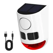 RISOON Solar Alarm 1PCS Strobe Light