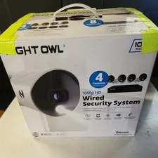 Night Owl 1080P HD Wired Security System BTD2 series 8 Channel DVR Good/W.Box