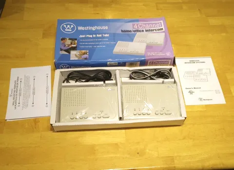 Westinghouse WHI-4C 4 Channel Audio Intercom Two-Way Communication Open Box