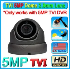 5MP TVI Chipset HD 2.8mm CCTV Wide Angle Weatherproof Outdoor Dome Camera