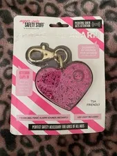 Girls Safety Alarm Keychain Pink Heart 🩷 By BlingSting