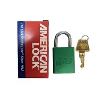 American Lock Lockout Padlock KD Green 1-7/8 H A1105GRN