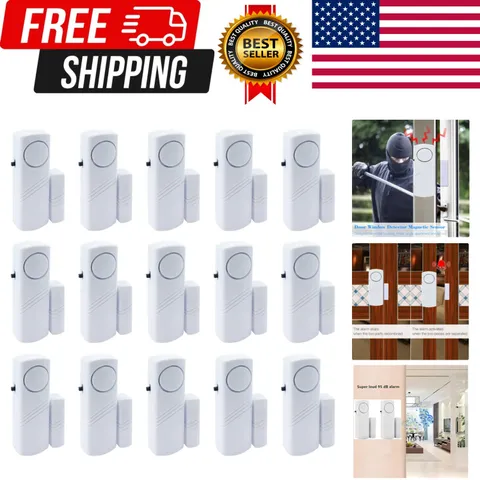 Door Window Alarm, 90DB Door Alarms for Kids Safety, Wireless Sensor Door Win...