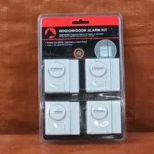 4 pack - Doberman Security Window / Door Alarm Kit Magnetically Triggered Alarm