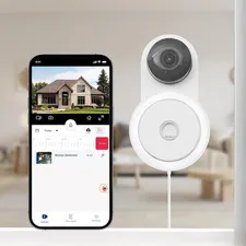 YI 2K Indoor Security Camera with Adhesive Mount, 2-Way Audio, AI Human/Vehicle/