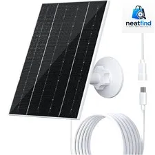 Efficient 4W Solar Charger for USB Security Cameras - Waterproof & Adjustable