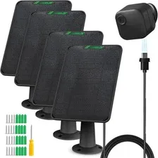 4 Pack 6W Solar Panel for Blink Outdoor 4 -  Weatherproof Charging Solution