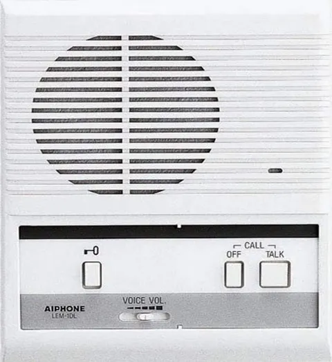 Aiphone LEM-1DL 1-Call Master Station Intercom with Door Release Button