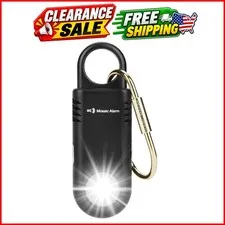 135dB Rechargeable Personal Safety Alarm Built-in Ultra-Bright Flashlight. No...