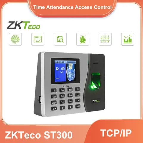 ZKTeco ST300 Biometric Fingerprint Time Clock Attendance Access Control System