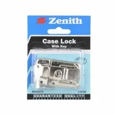Zenith Nickel Plated Case Lock With Key