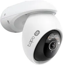Tapo 4K 8MP Wired Pan/Tilt Outdoor Security Camera, Free Person/Vehicle Detect &