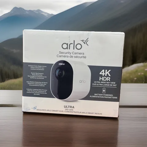 Arlo Ultra 4K 3rd Gen Single Add On Security Camera Battery Powered