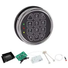 Electronic Gun Safe Lock Replacement – Digital Keypad with Solenoid Lock Mech...