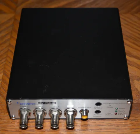 GeoVision GV-VS04H 4 Channel H.264 Video Server box ONLY GPS GV-GIS un-tested
