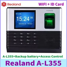 Realand A-L355 WIFI+ID Fingerprint Time Attendance+Backup battery+Access Control