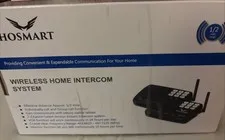 Lot Of 2 Hosmart HY777 Wireless Intercom System W/ 1/2 Mile Long Range 7Channel 