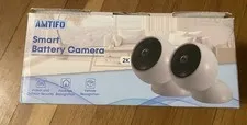 Wireless Outdoor Security Cameras - Amtifo - Brand New (2 Pack) Magnet Mount Ai
