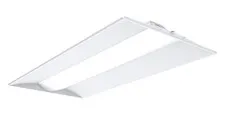 Lithonia Lighting 2x4 LED Troffer 2 Feet by 4 Feet, 4000-6000 Lumens, White