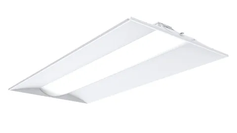 Lithonia Lighting 2x4 LED Troffer 2 Feet by 4 Feet, 4000-6000 Lumens, White