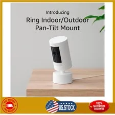 Ring Pan-Tilt Mount for Stick Up Cam Indoor Outdoor White No Camera Included