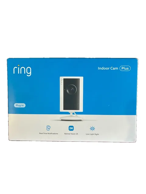 Ring Indoor Cam Plus 2K Retinal Camera -Fast Ship- Sealed - New In Box