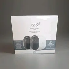 Arlo Ultra Security Camera 4K 3rd Gen 2025 Release 2 Cameras with Smart Hub NEW