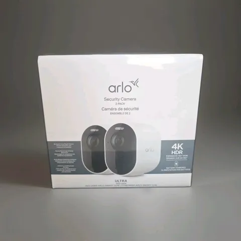 Arlo Ultra Security Camera 4K 3rd Gen 2025 Release 2 Cameras with Smart Hub NEW