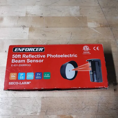 SECO-LARM ENFORCER 50FT REFLECTIVE PHOTOELECTRIC BEAM SENSOR BRAND NEW